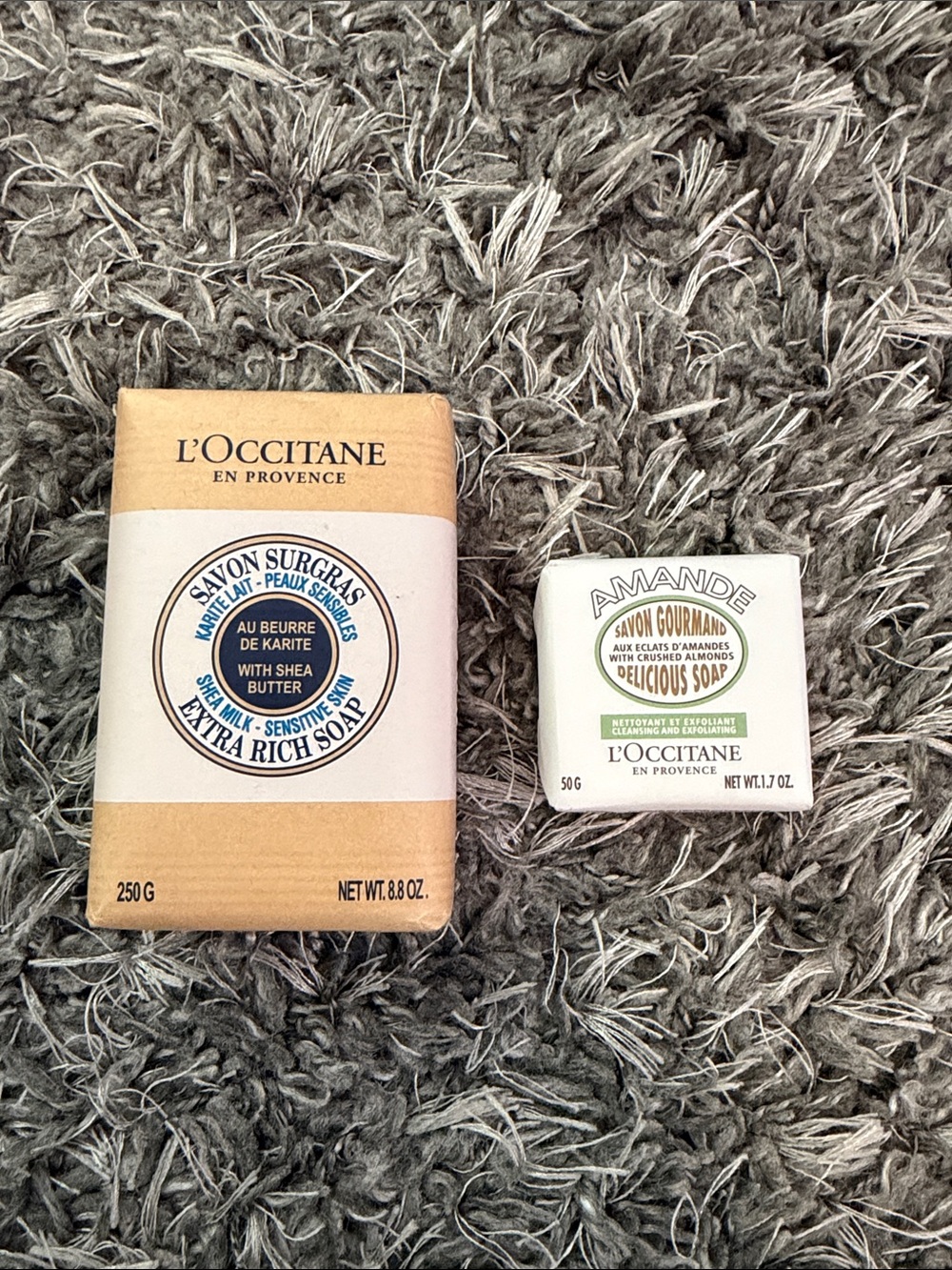 L'OCCITANE Shea Butter Soap Duo in Beige and White